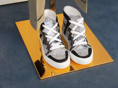 Shining Sneakersの写真素材