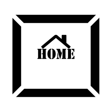 home button on the keyboardのイラスト素材