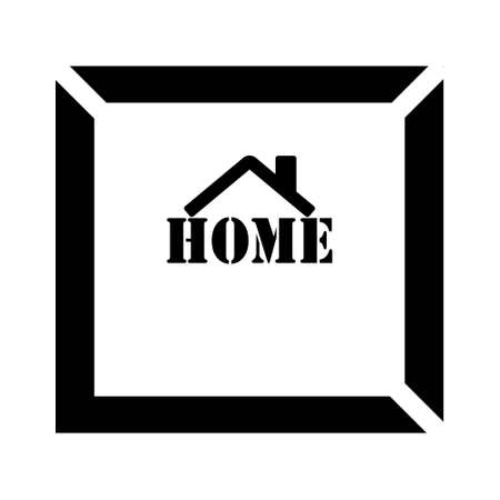 home button on the keyboardのイラスト素材