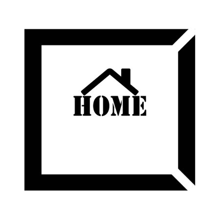 home button on the keyboardのイラスト素材