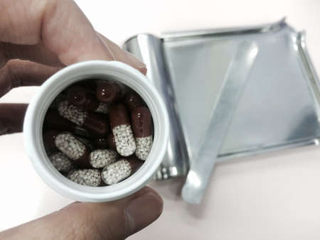 Pellets in capsule