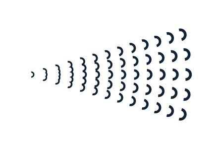 Spray icons set. Fluid, air spray symbol.のイラスト素材