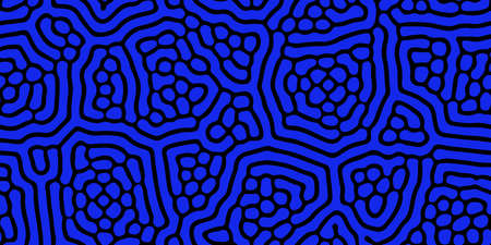 Seamless organic, biological pattern. Abstract shapes like corals.