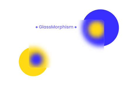 Abstract background. Transparent frame in glass morphism styleのイラスト素材