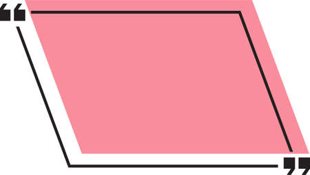 Quote box or bubbles in flat style.のイラスト素材