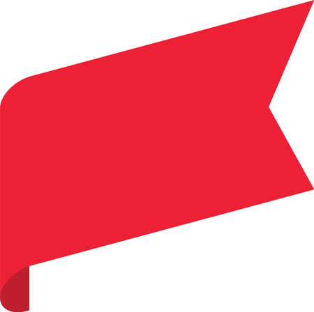 Red badge, label or sticker.のイラスト素材