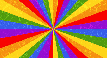 Sunburst or sun burst retro background. Ray stripes.のイラスト素材