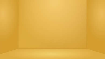 Yellow empty room background.のイラスト素材