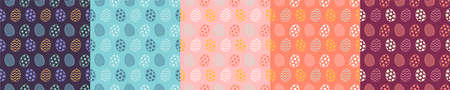 Easter egg pattern. Seamless Easter pattern. Vector