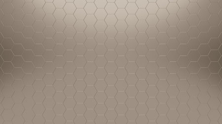 Realistic abstract honeycomb background. 3d rendering.