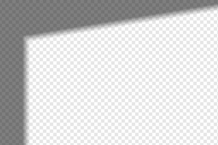 Shadow overlay effect. Soft realistic shadow. Vectorのイラスト素材