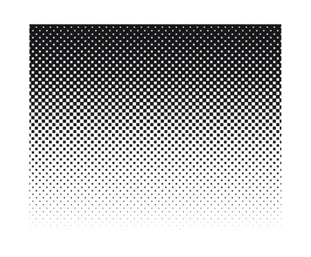 Black and white halftone dotted pattern.のイラスト素材
