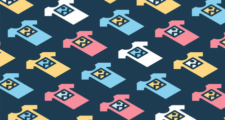 Isometric t-shirt pattern. Print on demand service banner. Tees with prints banner.