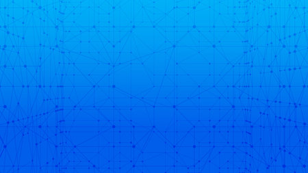 Technology abstract background. Dots connected by lines. Minimalist mesh backdrop. Abstract...