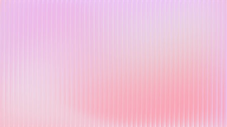 Ribbed glass background with refraction effect. Reeded glass with red and pink gradient. Abstract backgroundの写真素材