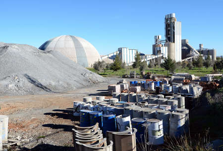 Part of the cement factoryの写真素材