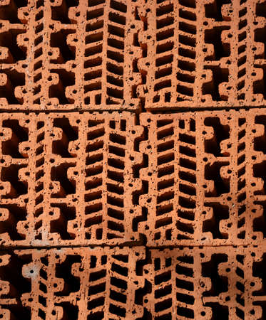 abstract structure of a pattern of brickwork