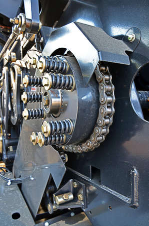 chain in the engine of a machine