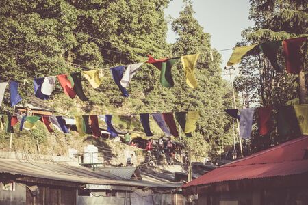 Tibetian Flagsのeditorial素材