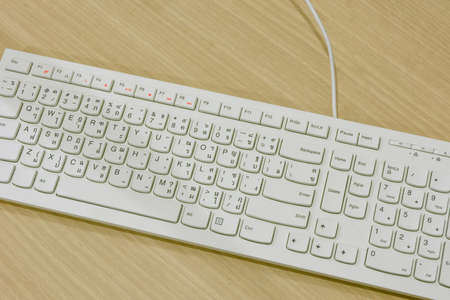 White keyboardの写真素材