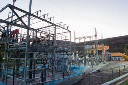 Power Plant in forest area