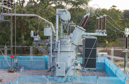Power Plant in forest area