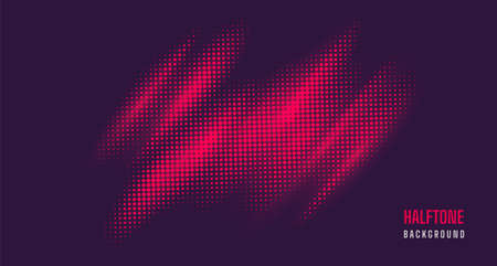 Stylish gradient pink dot circle halo background Line Vector Point form in diagonal angleのイラスト素材