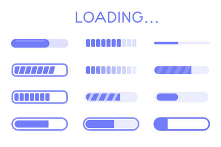 website buffer loading icon A bar showing the download status of information on the website.