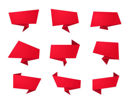 Sale label. Promotion red tag. Banner label templates for special offers.のイラスト素材