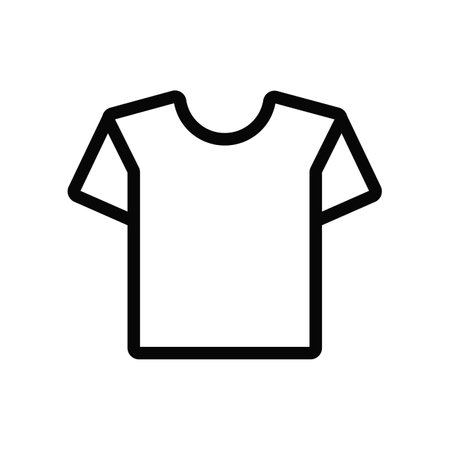 t-shirt Icon Vector. Simple flat symbol.のイラスト素材