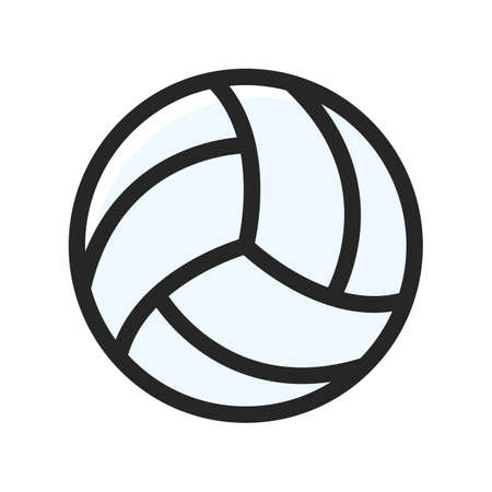 Vector Objects Spherical soccer balls for various sports events. Isolated on white background.のイラスト素材