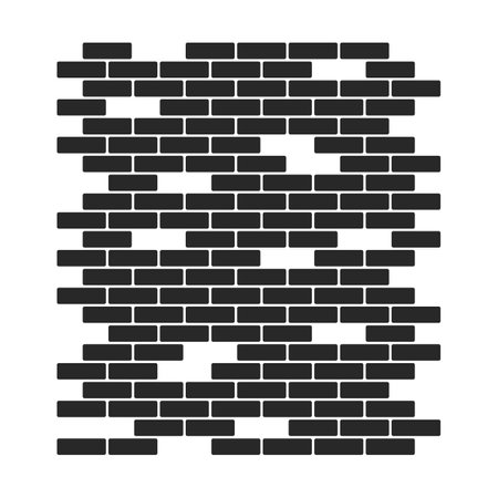 Continuous brick pattern background Beautiful lines of bricks that line the walls.のイラスト素材