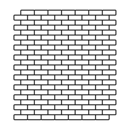 Continuous brick pattern background Beautiful lines of bricks that line the walls.のイラスト素材