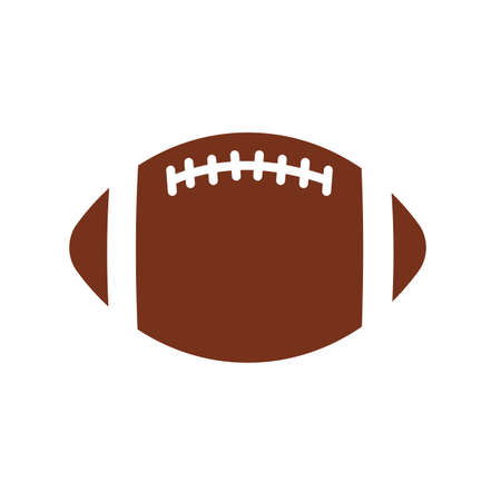 Vector pattern design oval ball in sports american football popular sport competition to find winnerのイラスト素材