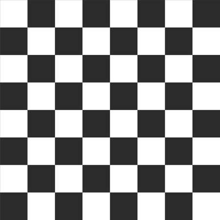 Seamless pattern checkered black and white squares. Isolated on white backgroundのイラスト素材