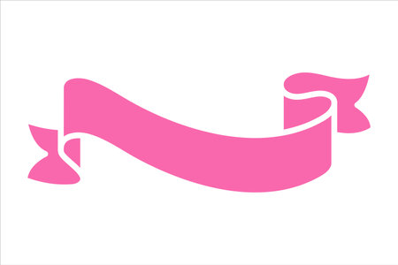 Swaying ribbons for retro text labels Product price tag Isolated on white backgroundのイラスト素材