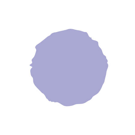 Color brush that has been painted into various shapes and text frames.のイラスト素材
