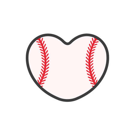 Vector sports monogram. Baseball ball text box Leave a place for the team name text.のイラスト素材