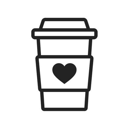 Heartbeat vector Graphs of a fast heartbeat from caffeinated morning coffee.のイラスト素材