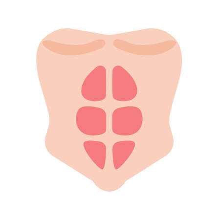 muscle icon. Building strong arm muscles for healthy men by eating protein and exercising.のイラスト素材