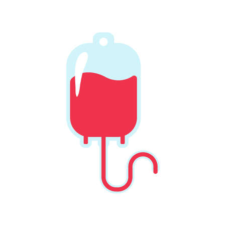 Vector drops of red blood. Blood donation Helping ideas with a blood test.のイラスト素材