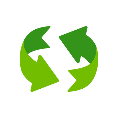Recycling icon. An arrow that revolves endlessly Reuse concept Recycled.のイラスト素材