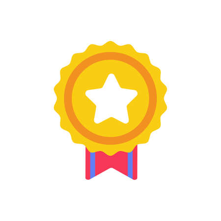 Gold medal icon For the winner of a sports eventのイラスト素材