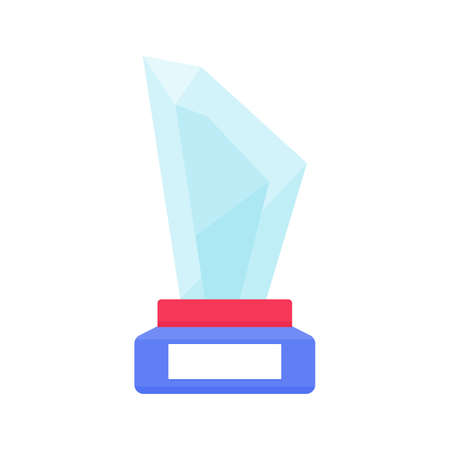 Golden yellow trophy icon For the winner of a sports eventのイラスト素材