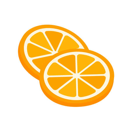 Sweet orange fruitのイラスト素材