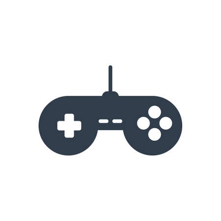 Video game console. Mobile game with buttons for controls isolated on the backgroundのイラスト素材