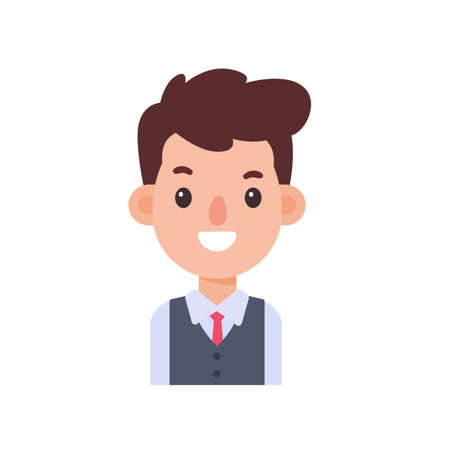 The staff are dressed politely. Business men and women. job application conceptのイラスト素材