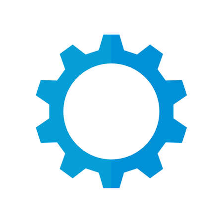 Gear wheel icon. Machine gear for setting Ideas to drive business forward through innovation.のイラスト素材