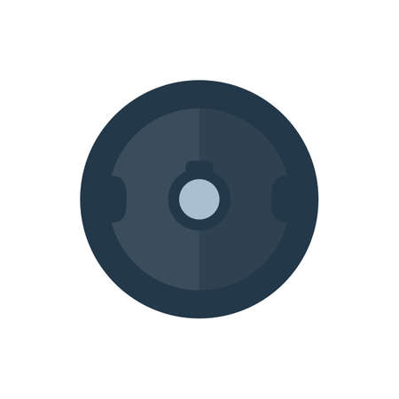 Fitness dumbbells made of steel with weights for lifting exercises to build muscle.のイラスト素材