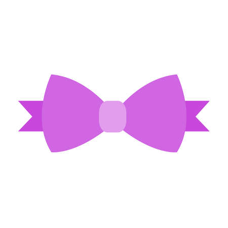 Ribbons tied together in a bow are used to decorate gift boxes given to each other in the New Year.のイラスト素材